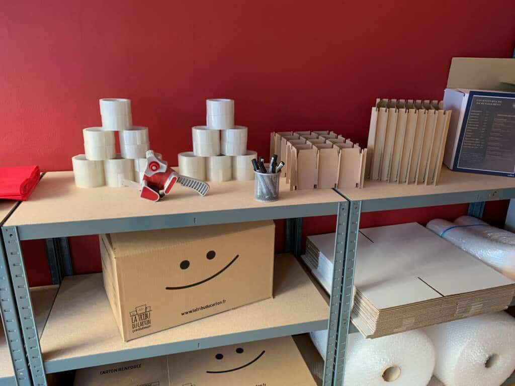 cartons de déménagement